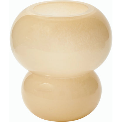 Pollinator Vase by Accent Decor in yellow. Made from glass in a modern style.