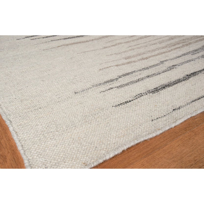 Scandinavian Rug by Exquisite Rugs in ivory, blue, gray. Made from new zealand wool in a unique style.
