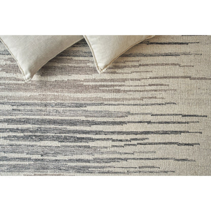 Scandinavian Rug by Exquisite Rugs in ivory, blue, gray. Made from new zealand wool in a unique style.