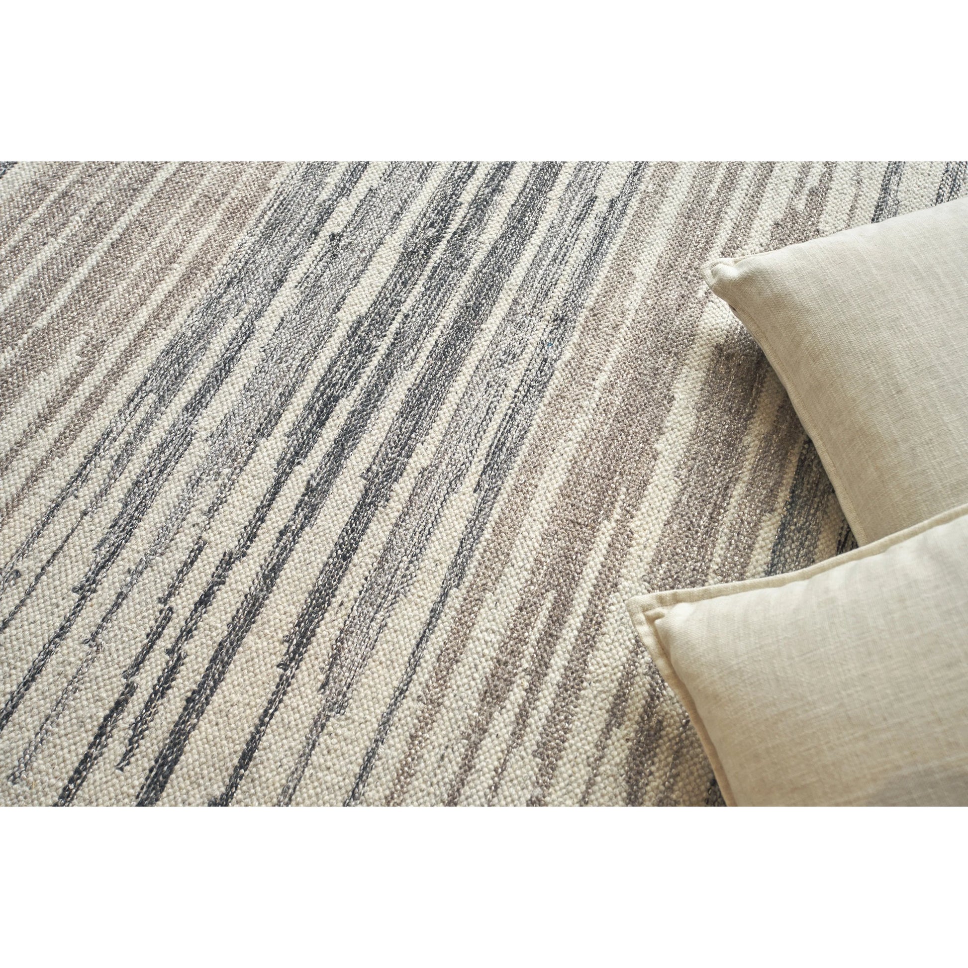 Scandinavian Rug by Exquisite Rugs in ivory, blue, gray. Made from new zealand wool in a unique style.
