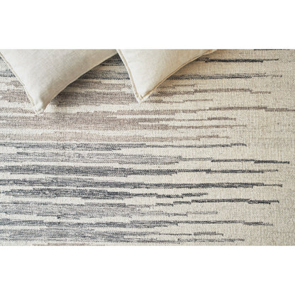 Scandinavian Rug by Exquisite Rugs in ivory, blue, gray. Made from new zealand wool in a unique style.