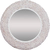 Matte White, Whitewash Seagrass / D 30" / W 30"