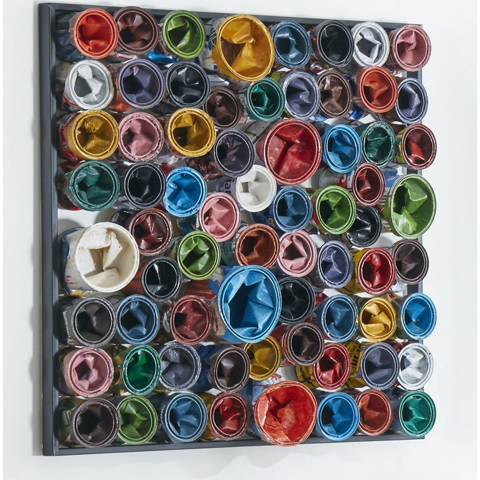 Paint Can Square Wall Art by Phillips Collection. Made from metal in a modern style.