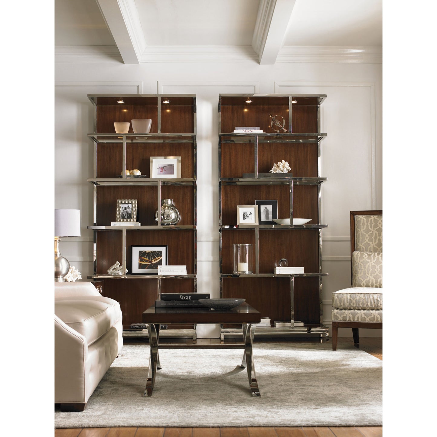 002 SR-835489 | Lifestyle | Loren Cocktail Table by Lexington. Made from unique in a modern style.