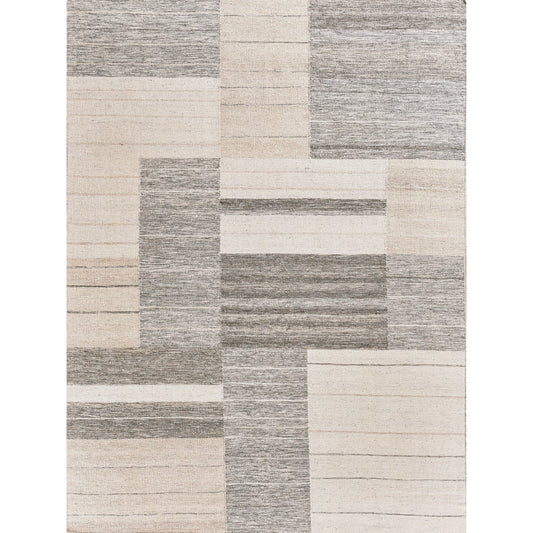 Scandinavian 4591 Rug by Exquisite Rugs in taupe, gray. Made from new zealand wool in a unique style.