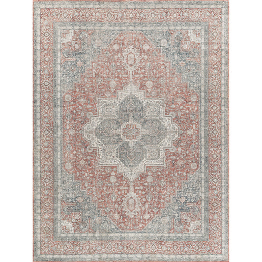 Heritage Rug - Rust, Beige by Exquisite Rugs in rust/beige. Made from unique in a unique style.