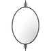 Propaganda Oval Wall Mirror by Varaluz. Made from unique in a modern style.