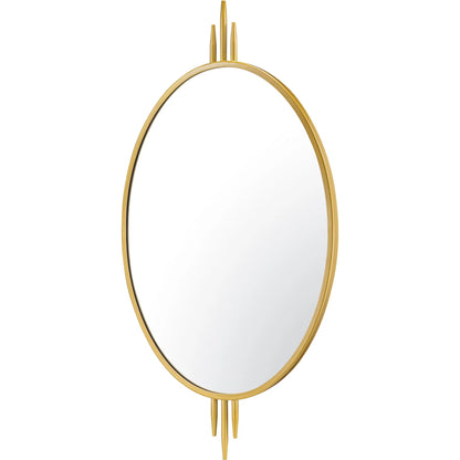 Propaganda Oval Wall Mirror by Varaluz. Made from unique in a modern style.