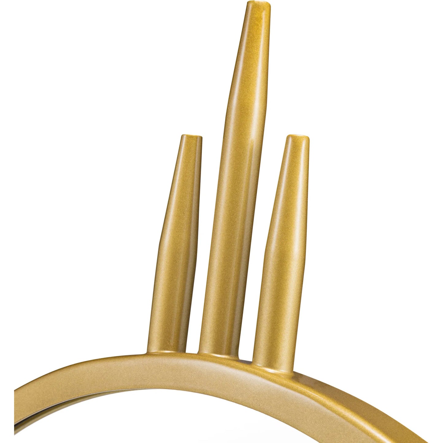 004 SI-2332135 | Closeup | Propaganda Oval Wall Mirror by Varaluz. Made from unique in a modern style.