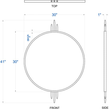 Propaganda Wall Mirror by Varaluz. Made from unique in a modern style.