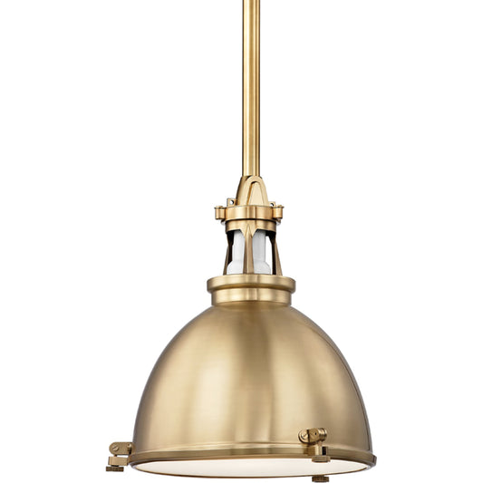 Massena Pendant by Hudson Valley. Made from steel in a modern style.