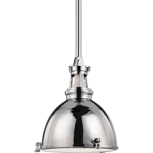 Massena Pendant by Hudson Valley. Made from steel in a modern style.