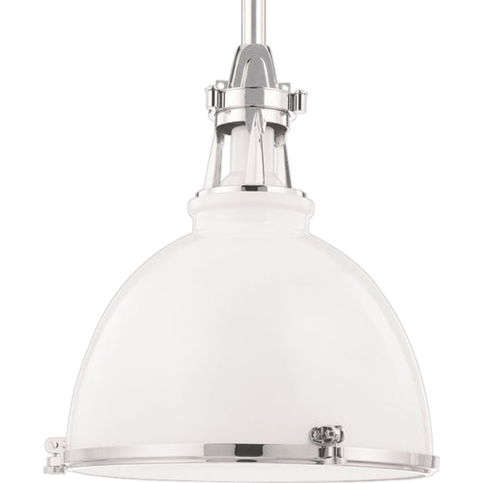 Massena Pendant by Hudson Valley. Made from steel in a modern style.