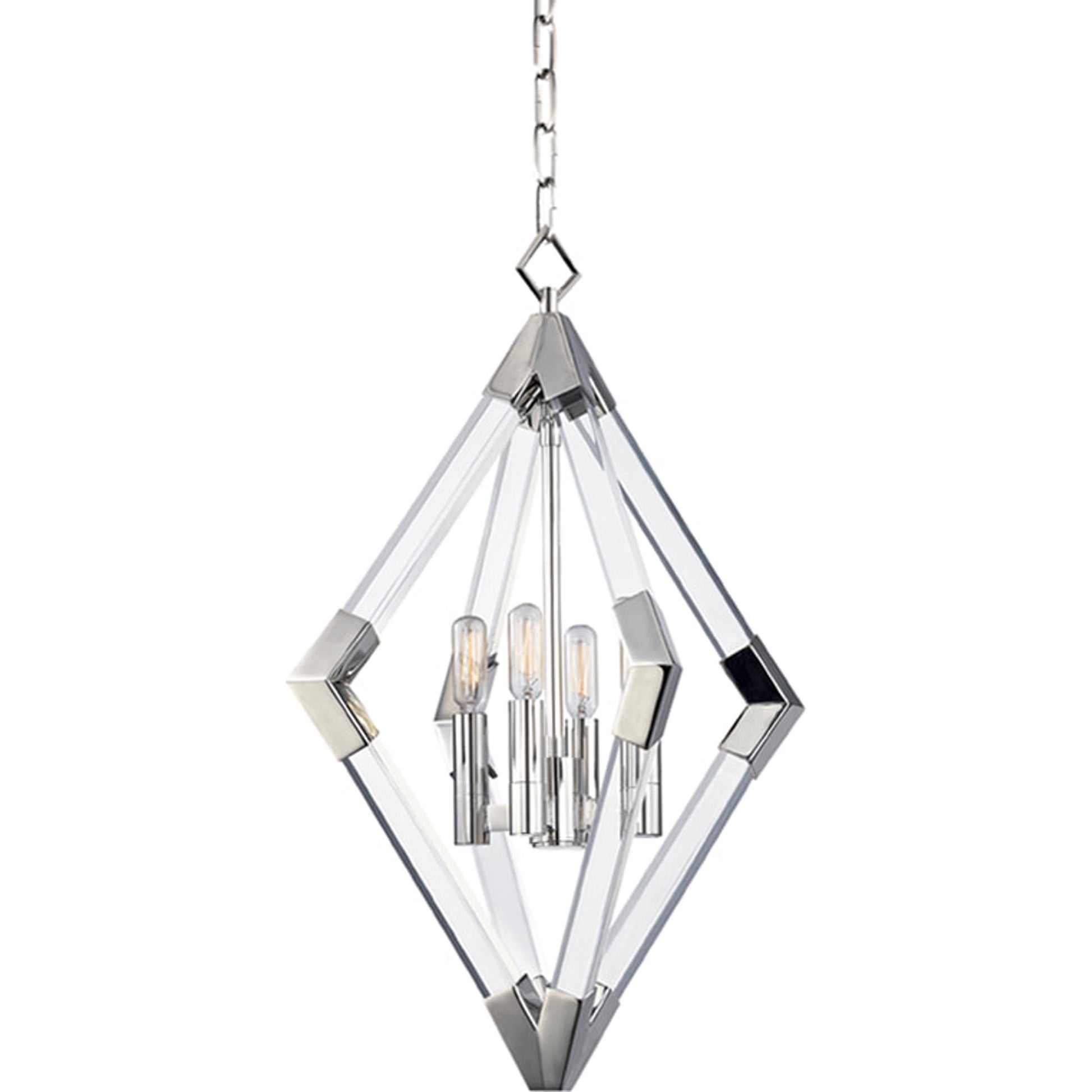 Lyons Pendant by Hudson Valley in aged brass. Made from steel in a modern style.