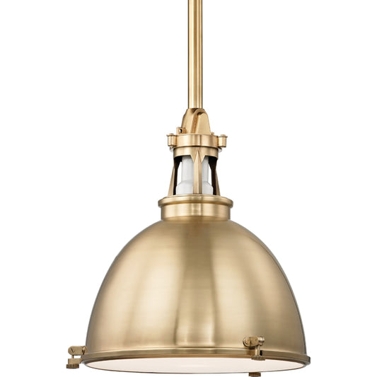 Massena Pendant by Hudson Valley. Made from steel in a modern style.
