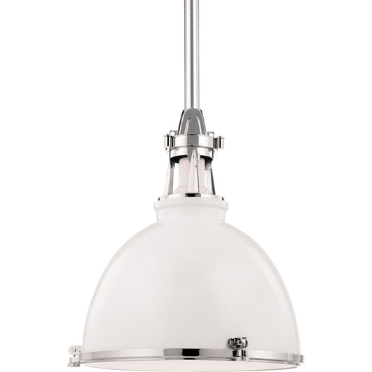 Massena Pendant by Hudson Valley. Made from steel in a modern style.