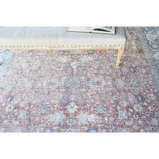 Heritage 4622 Rug by Exquisite Rugs in red/navy. Made from unique in a unique style.