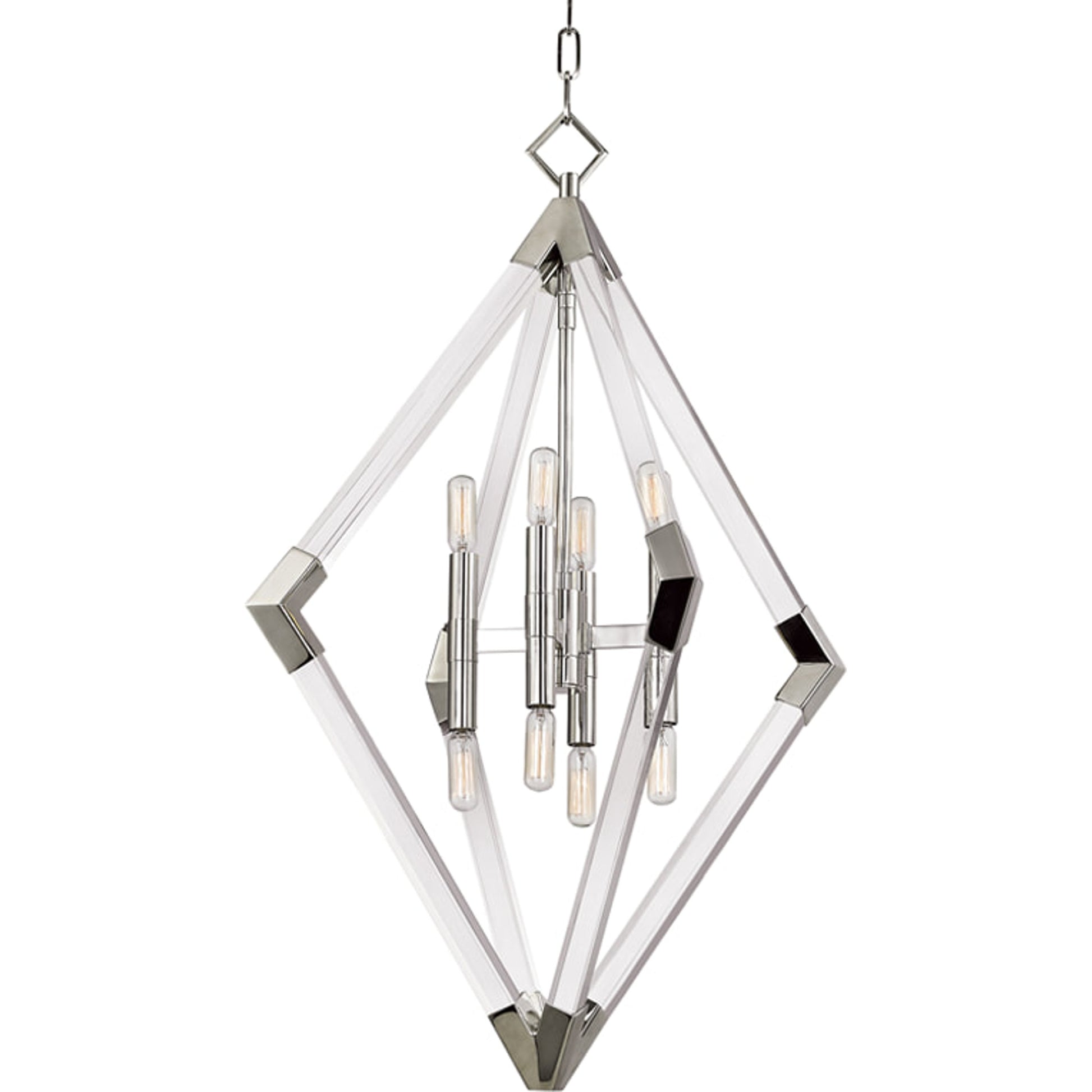 Lyons Pendant by Hudson Valley in aged brass. Made from steel in a modern style.