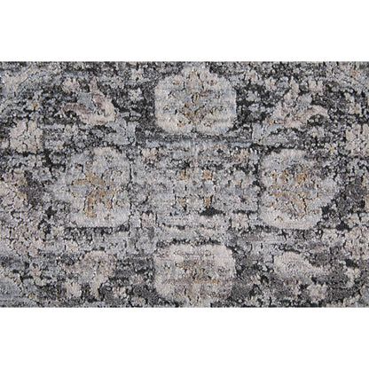 Sarrant Transitional Rug - 3966F by Feizy in gray, silver, ivory. Made from viscose, polyester in a unique style.