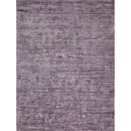Plush 4634 Rug by Exquisite Rugs in deep mauve. Made from bamboo silk, new zealand wool in a unique style.