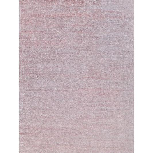 Plush 4641 Rug by Exquisite Rugs in pink. Made from bamboo silk, new zealand wool in a unique style.