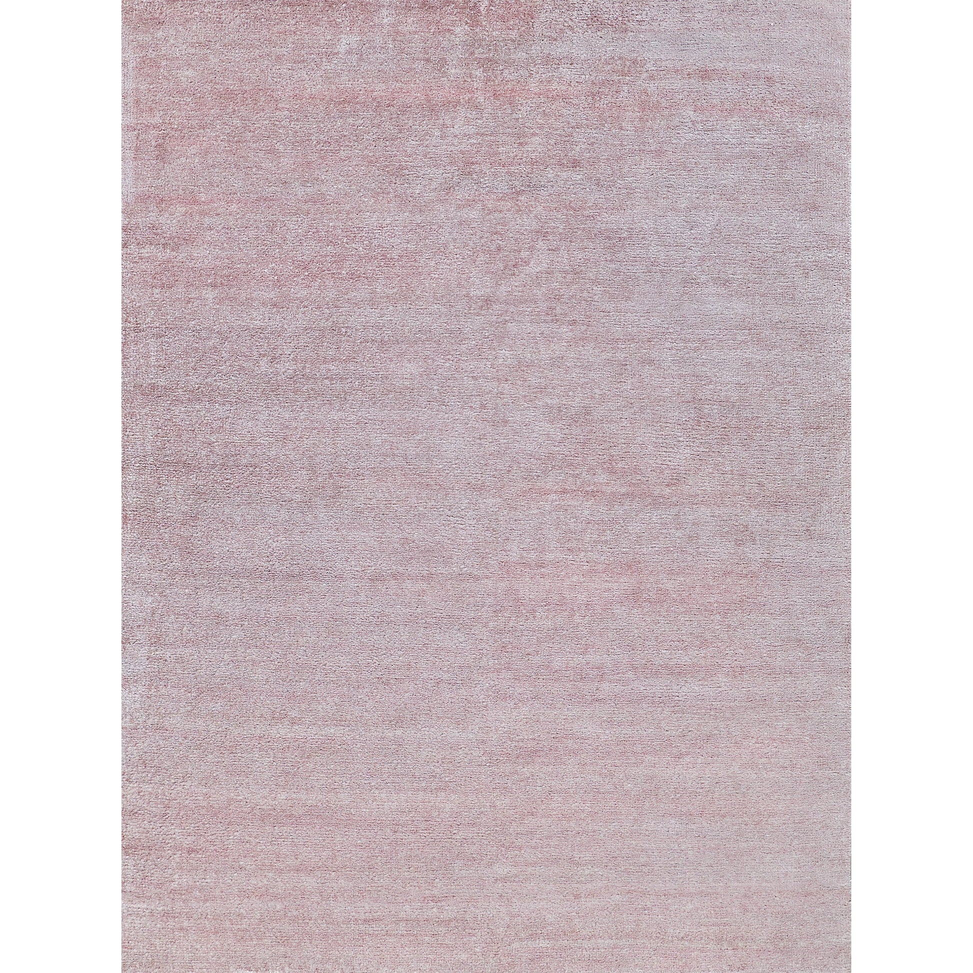 Plush 4641 Rug by Exquisite Rugs in pink. Made from bamboo silk, mohair in a unique style.