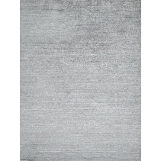 Plush 4653 Rug by Exquisite Rugs in dark silver. Made from bamboo silk, new zealand wool in a unique style.