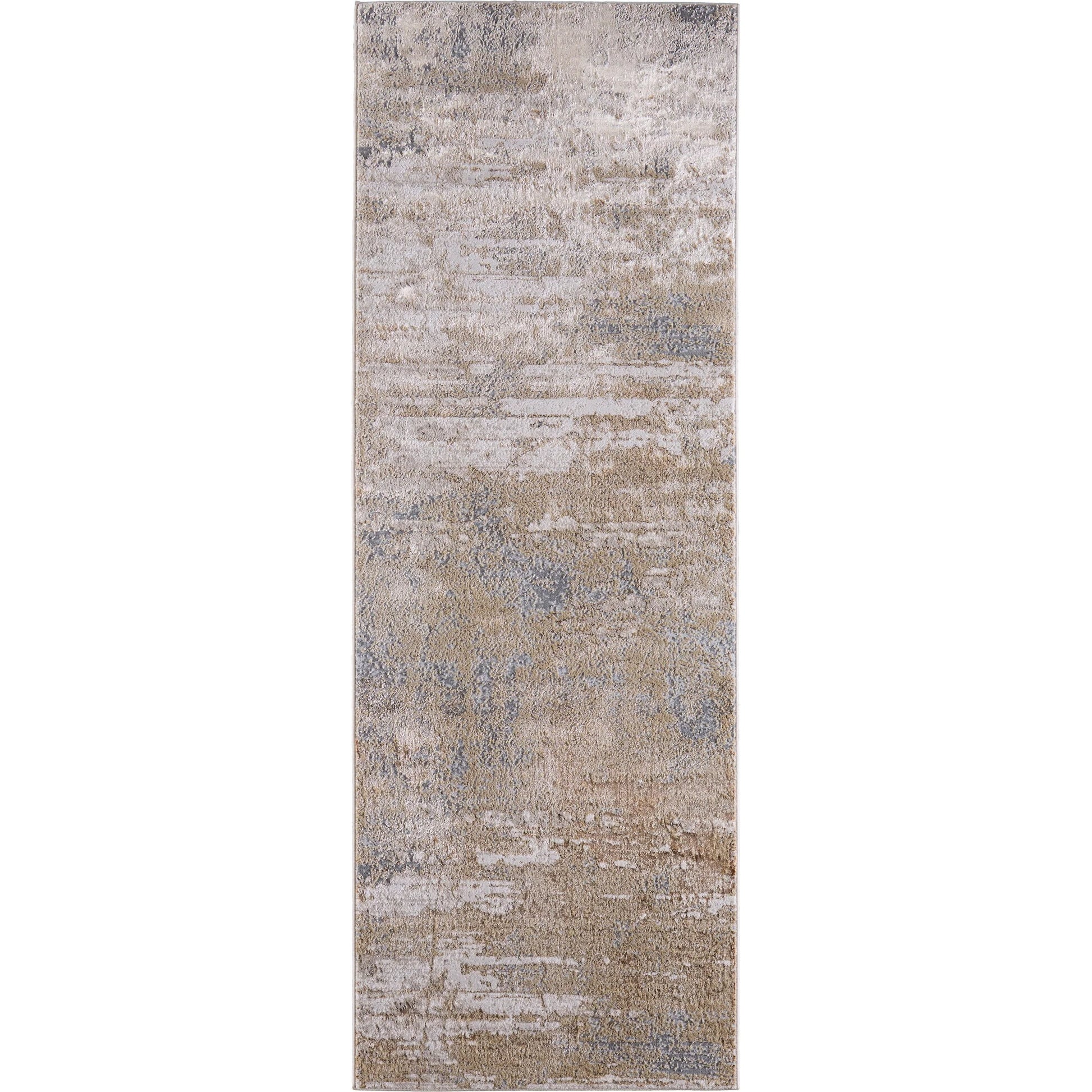Aura Rug - 3567F by Feizy in ivory, gold, gray. Made from polyester, polypropylene in a unique style.