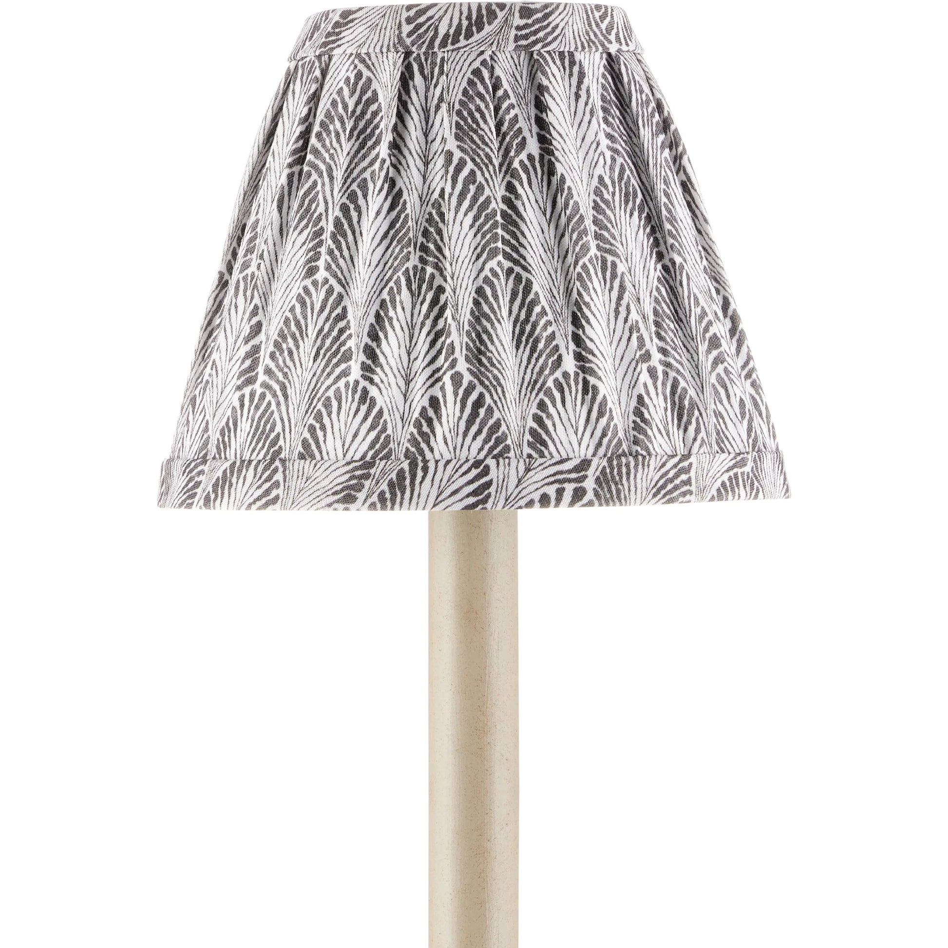 Plume Tapered Chandelier Shade by Currey and Company. Made from cotton in a cottage & farmhouse style.