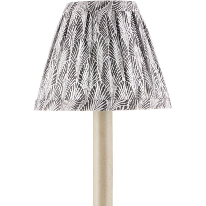 Plume Tapered Chandelier Shade by Currey and Company. Made from cotton in a cottage & farmhouse style.