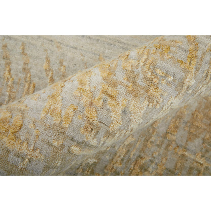 Eastfield Rug - EAS69FRF by Feizy in yellow, ivory, gold. Made from viscose, wool in a unique style.