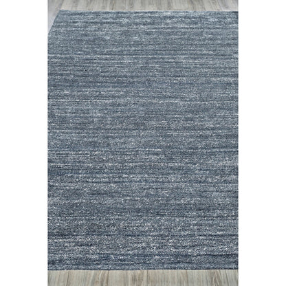 Plush 4663 Rug by Exquisite Rugs in charcoal. Made from bamboo silk, wool in a unique style.