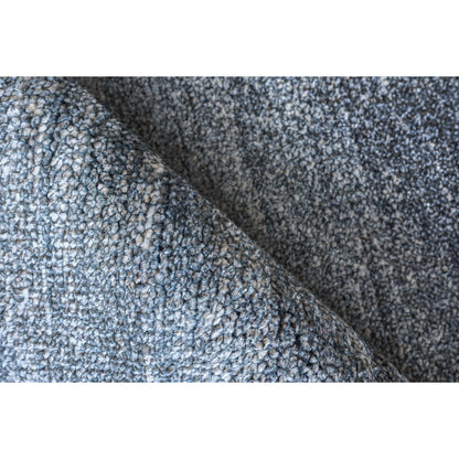 Plush 4663 Rug by Exquisite Rugs in charcoal. Made from bamboo silk, wool in a unique style.