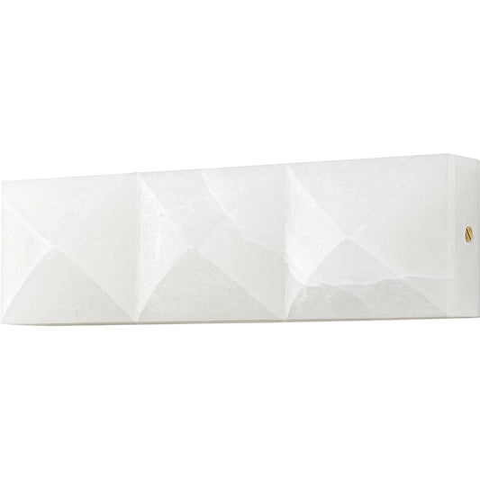 Gypsum Wall Sconce by Corbett in vintage brass. Made from brass in a unique style.