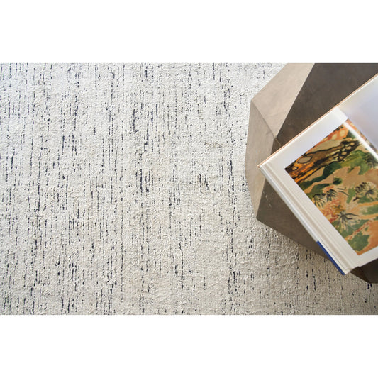 Montero 4690 Rug by Exquisite Rugs in ivory, navy. Made from new zealand wool, p.e.t. yarn in a unique style.