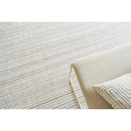 Rossini Rug - Silver by Exquisite Rugs in silver. Made from nylon, pet yarn in a unique style.