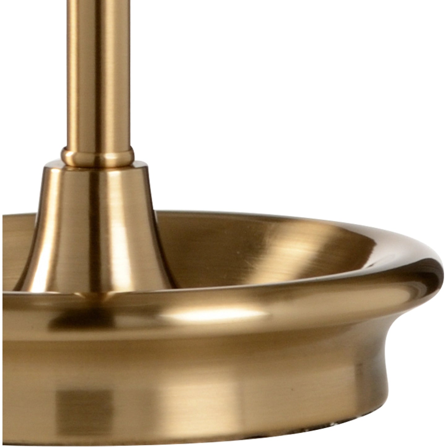 003 SR-386731 | Closeup | Zaha Lamp by Wildwood in antique brass, clear. Made from other: metal in a transitional style.