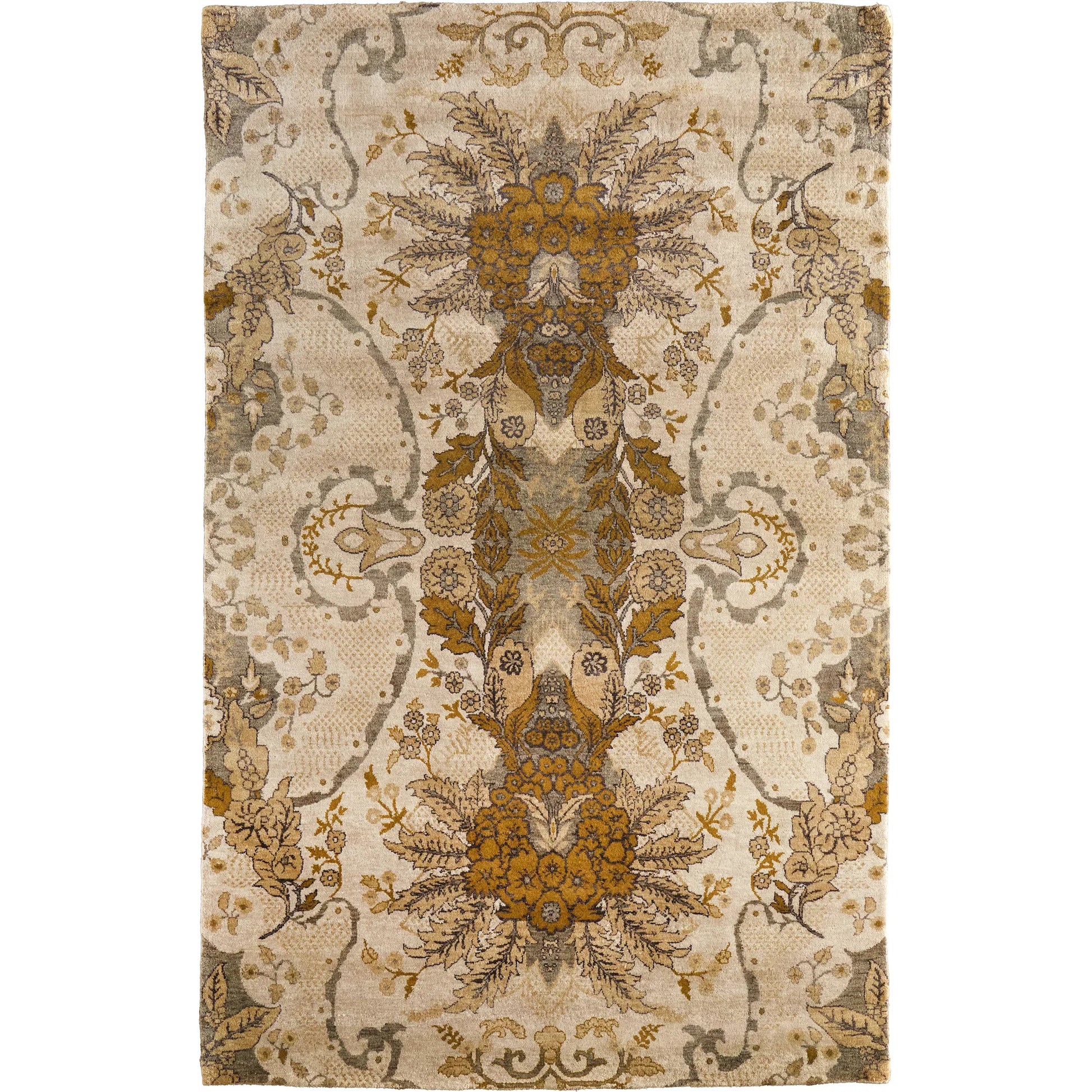 Vivendi Premium Wool Rug - 6402F by Feizy in ivory, gold. Made from wool in a unique style.