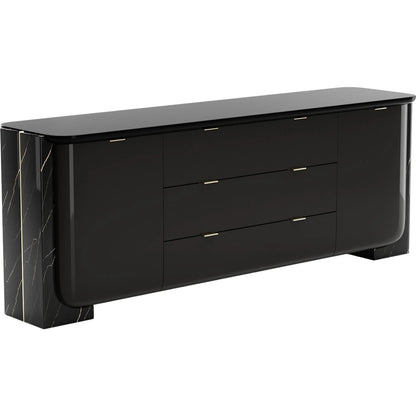 Overlap Sideboard by Caracole. Made from unique in a transitional style.