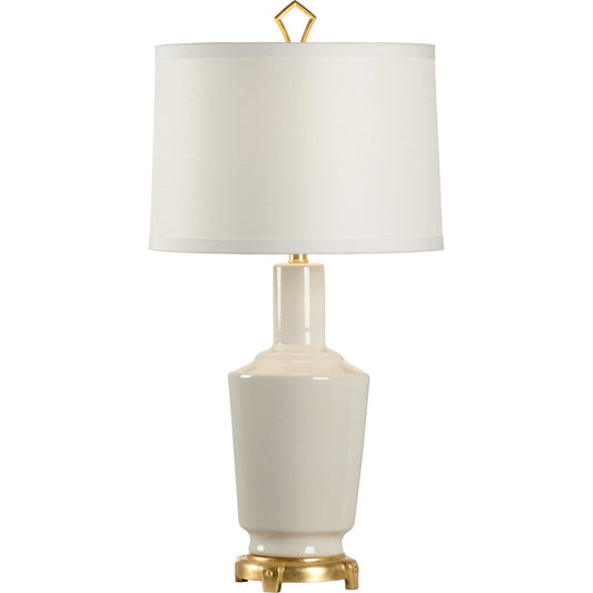 Emma Lamp by Wildwood. Made from ceramic in a transitional style.