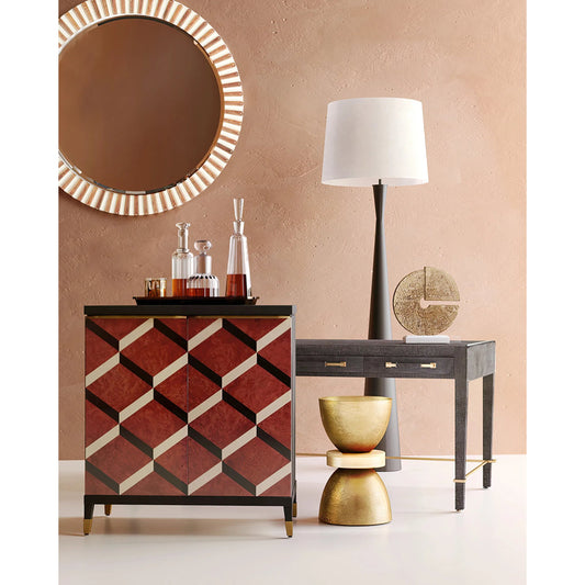 Montenegro Floor Lamp by Currey and Company in matte black. Made from cast aluminum in a traditional style.