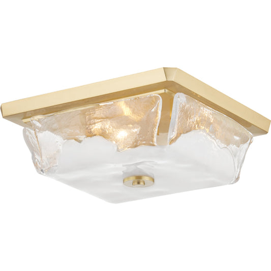 Hines 3 Light Flush Mount by Hudson Valley. Made from steel in a modern style.