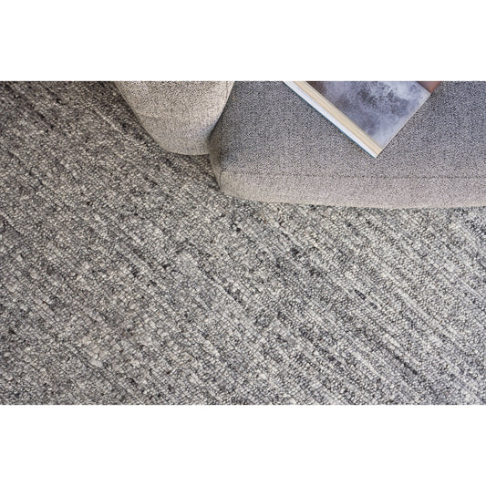 Borelli Rug - Light Gray by Exquisite Rugs in light gray. Made from new zealand wool in a unique style.