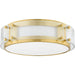 Clifford 1 Light Flush Mount by Hudson Valley. Made from steel in a modern style.