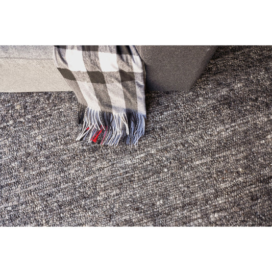 Borelli Rug - Dark Gray by Exquisite Rugs in dark gray. Made from new zealand wool in a unique style.
