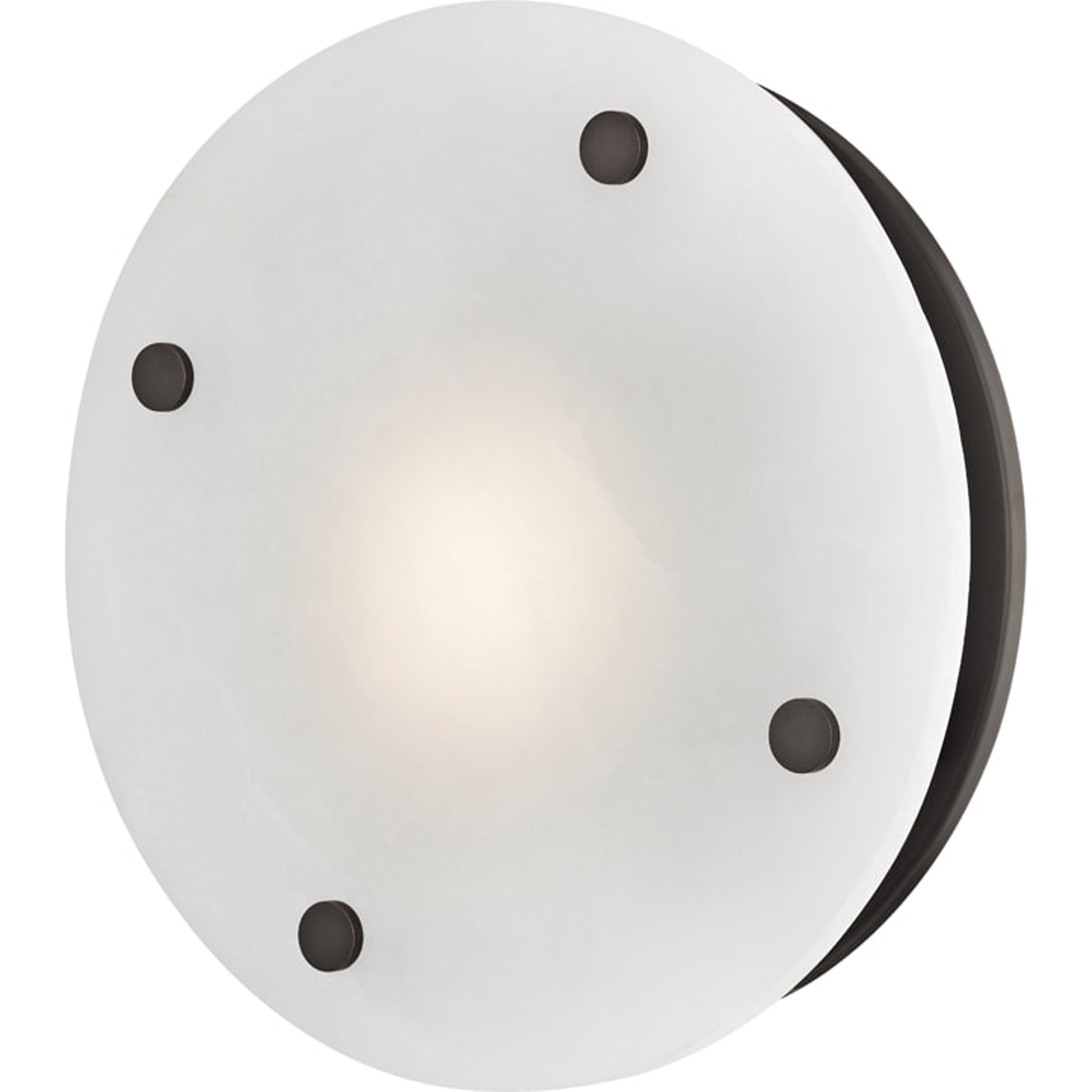 Croton Led Flush Mount by Hudson Valley in aged brass. Made from steel in a modern style.
