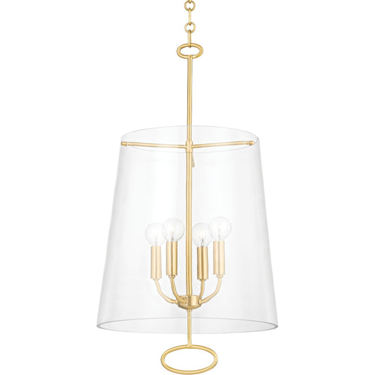 James Pendant by Hudson Valley. Made from steel in a transitional style.