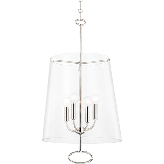 James Pendant by Hudson Valley. Made from steel in a transitional style.