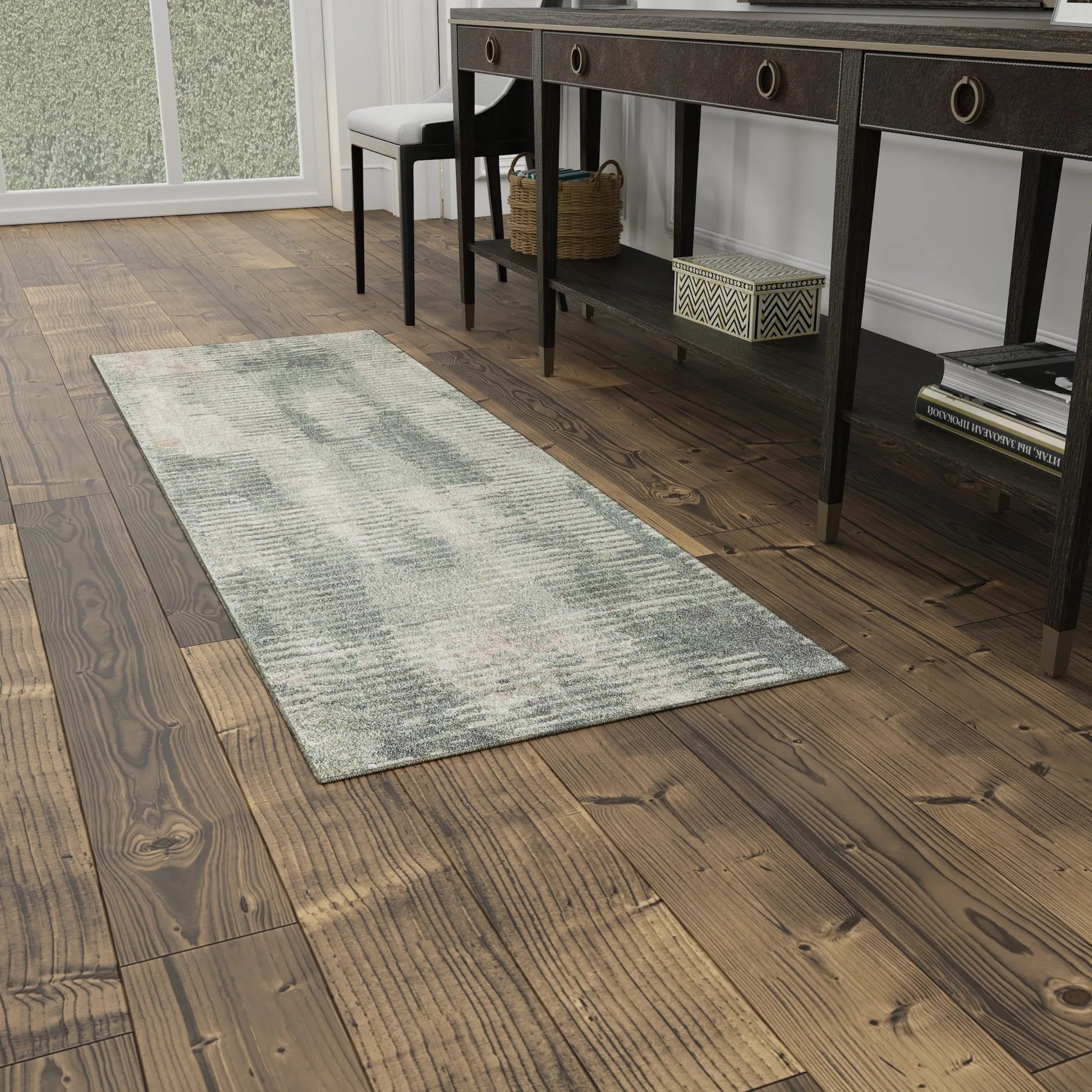 Eden EDN39QYF Rug by Feizy in green, ivory, brown. Made from polypropylene in a unique style.