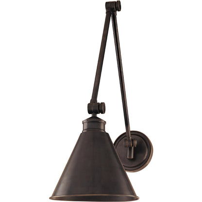 Exeter Wall Sconce by Hudson Valley in old bronze. Made from unique in a modern style.